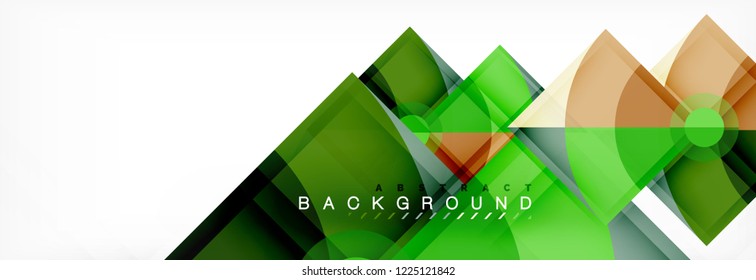 Modern geometric abstract background, vector trendy design