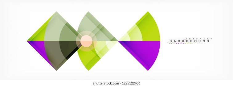 Fondo abstracto geométrico moderno, diseño de moda vectorial