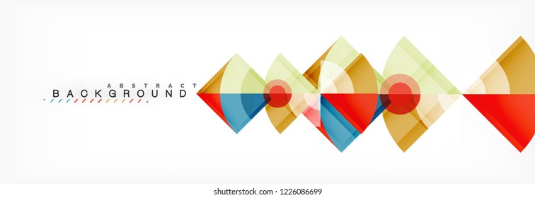 Fondo abstracto geométrico moderno, diseño de moda vectorial