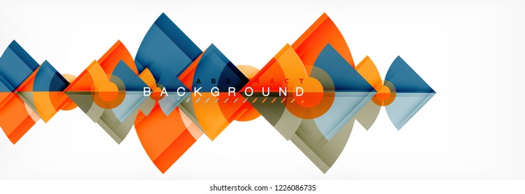 Fondo abstracto geométrico moderno, diseño de moda vectorial