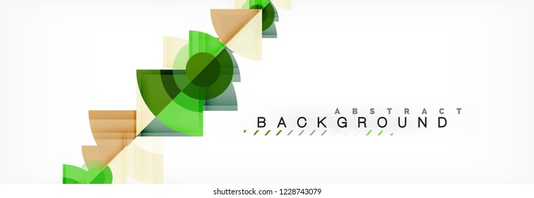 Modern geometric abstract background, vector trendy design