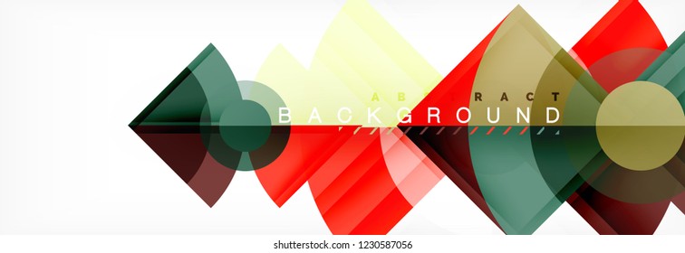 Moderner, geometrischer abstrakter Hintergrund, Vektorgrafik-Design