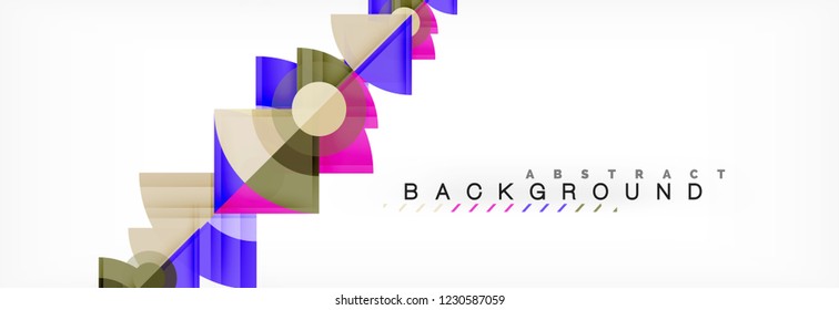 Fondo abstracto geométrico moderno, diseño de moda vectorial