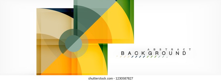 Modern geometric abstract background, vector trendy design