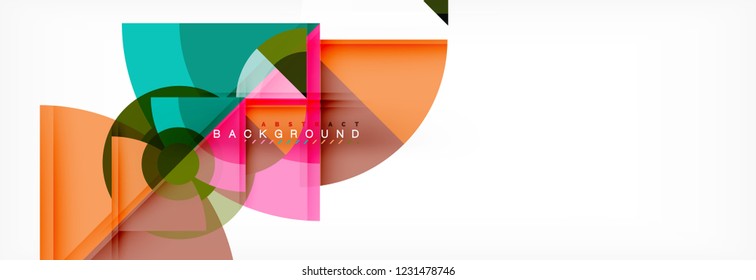 Fondo abstracto geométrico moderno, diseño de moda vectorial