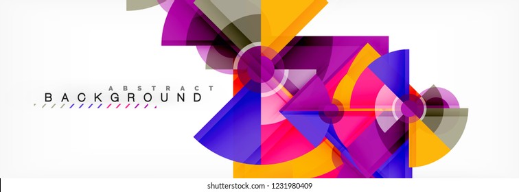 Fondo abstracto geométrico moderno, diseño de moda vectorial