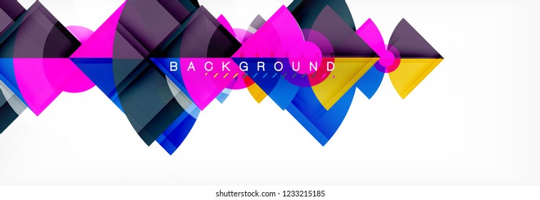 Fondo abstracto geométrico moderno, diseño de moda vectorial