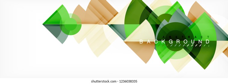 Modern geometric abstract background, vector trendy design