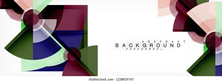 Fondo abstracto geométrico moderno, diseño de moda vectorial