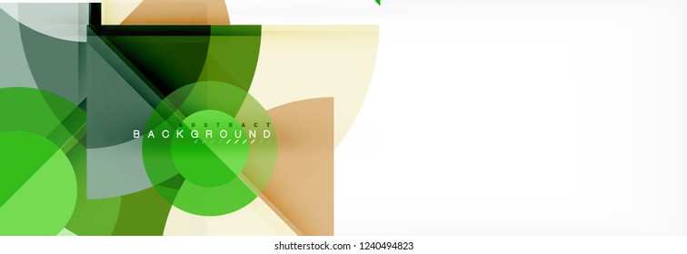 Modern geometric abstract background, vector trendy design