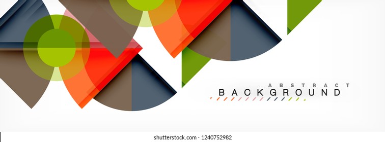 Fondo abstracto geométrico moderno, diseño de moda vectorial