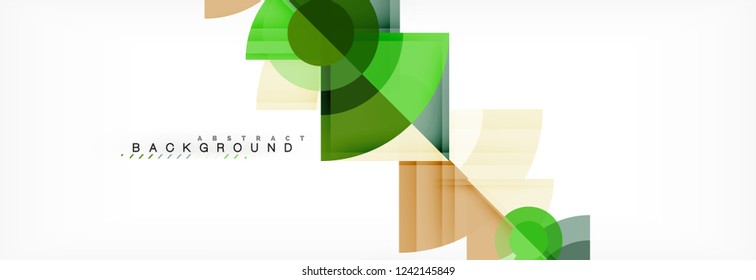 Modern geometric abstract background, vector trendy design