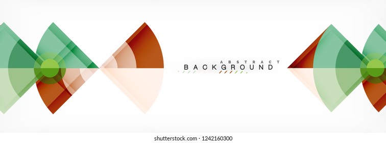 Moderner, geometrischer abstrakter Hintergrund, Vektorgrafik-Design