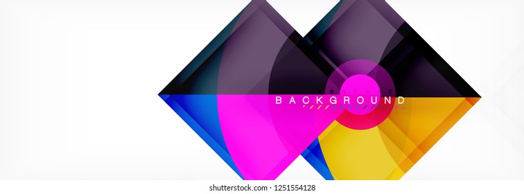 Moderner, geometrischer abstrakter Hintergrund, Vektorgrafik-Design
