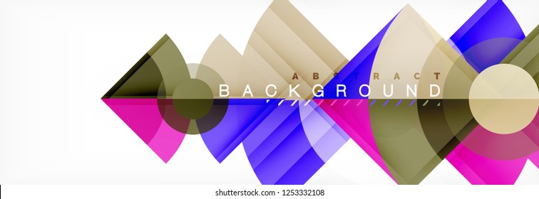 Fondo abstracto geométrico moderno, diseño de moda vectorial