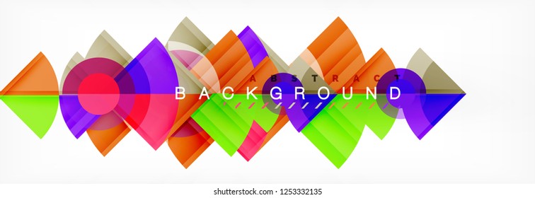 Fondo abstracto geométrico moderno, diseño de moda vectorial