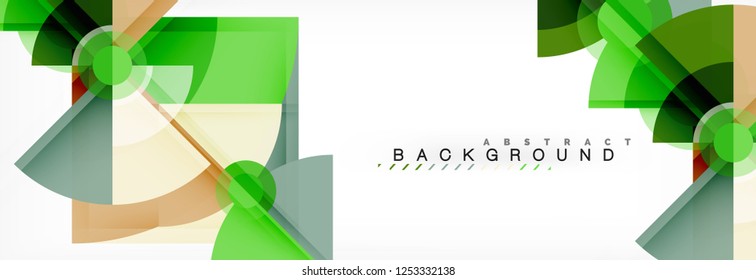 Moderner, geometrischer abstrakter Hintergrund, Vektorgrafik-Design