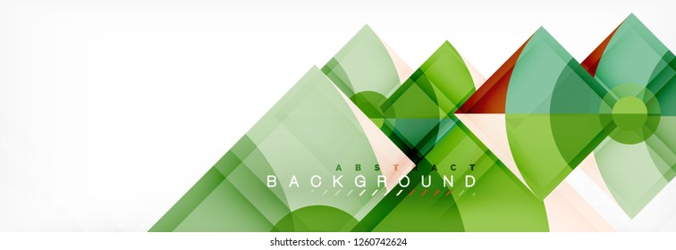 Modern geometric abstract background, vector trendy design