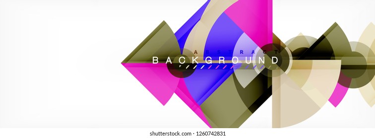 Fondo abstracto geométrico moderno, diseño de moda vectorial