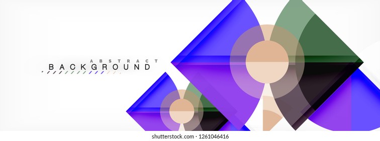 Fondo abstracto geométrico moderno, diseño de moda vectorial