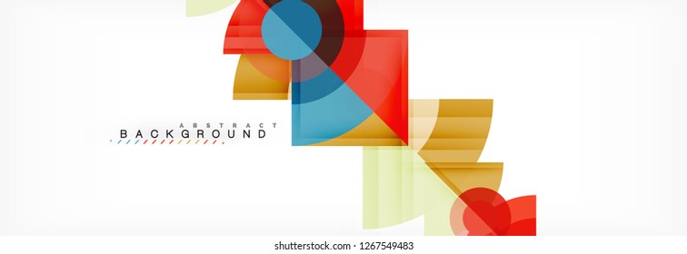 Moderner, geometrischer abstrakter Hintergrund, Vektorgrafik-Design