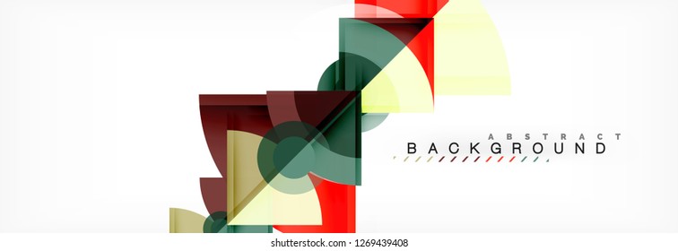 Fondo abstracto geométrico moderno, diseño de moda vectorial