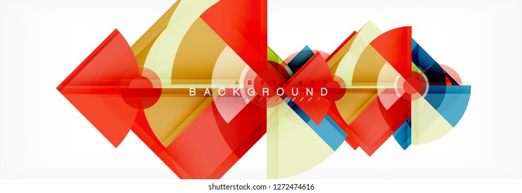 Fondo abstracto geométrico moderno, diseño de moda vectorial