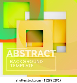 Modern geometric abstract background, vector template