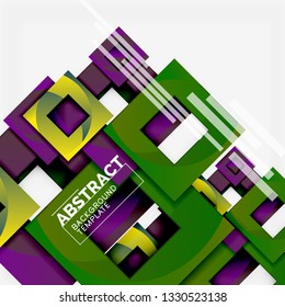 Fundo abstrato geométrico moderno, modelo vetorial