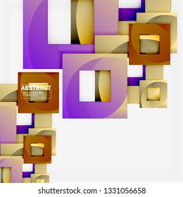 Fondo abstracto geométrico moderno, plantilla vectorial