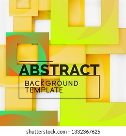 Modern geometric abstract background, vector template