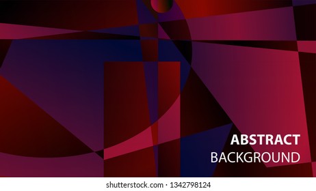 modern geometric abstract background - Vector