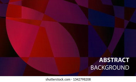 modern geometric abstract background - Vector