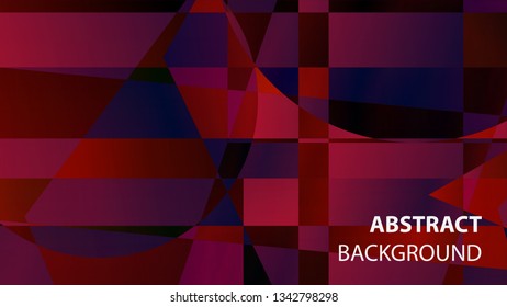 modern geometric abstract background - Vector