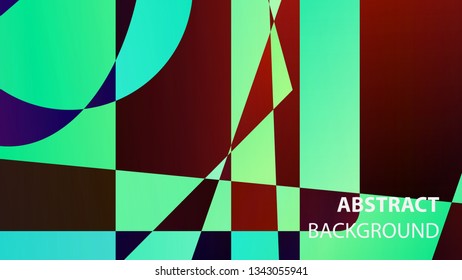 modern geometric abstract background - Vector
