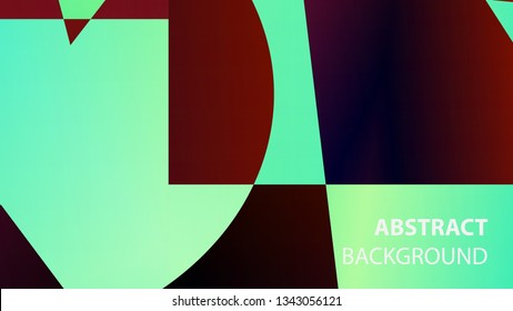 modern geometric abstract background - Vector