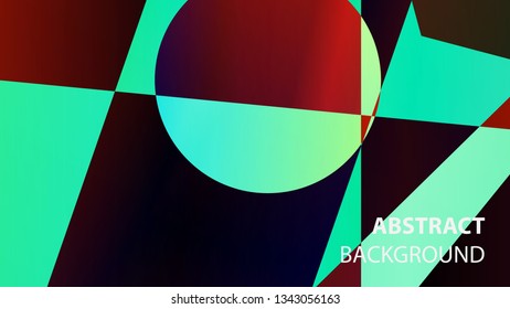 modern geometric abstract background - Vector