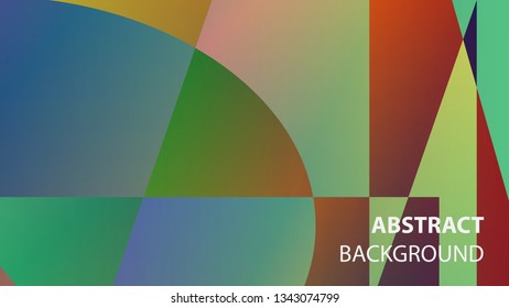modern geometric abstract background - Vector