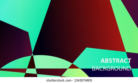 modern geometric abstract background - Vector