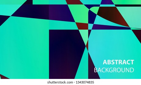 modern geometric abstract background - Vector