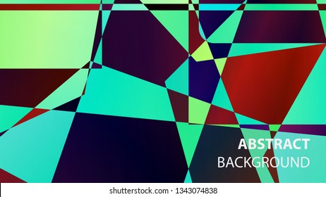 modern geometric abstract background - Vector