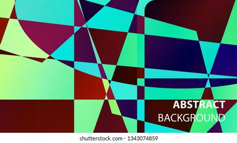 modern geometric abstract background - Vector