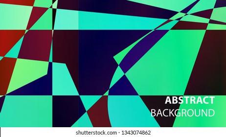 modern geometric abstract background - Vector