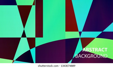 modern geometric abstract background - Vector