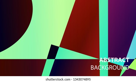 modern geometric abstract background - Vector