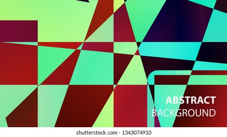 modern geometric abstract background - Vector