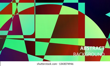 modern geometric abstract background - Vector