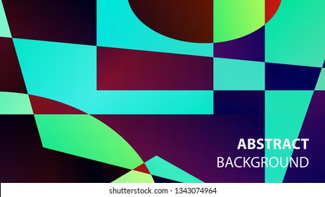 modern geometric abstract background - Vector