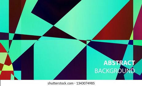 modern geometric abstract background - Vector