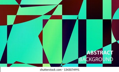 modern geometric abstract background - Vector
